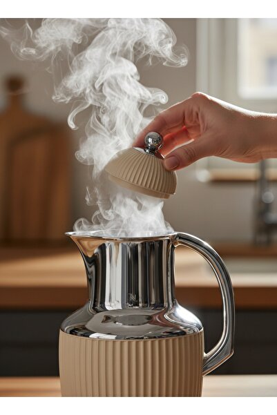 rebune ترموس للقهوة والشاي سعة 0.6 لتر طراز RE-14-007