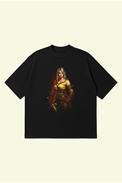 PURE POWER The Witcher Boxy Fit Oversize Unisex 100% Cotton Tshirt – Printed ...