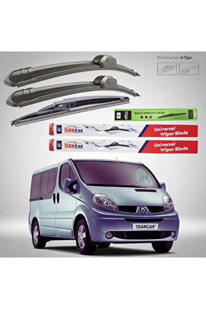 TEAMCAR Renault Trafic II JL Bus L1H1 (2006–2014) Υαλοκαθαριστήρες Επίπεδοι |...