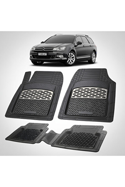 TEAMCAR Πατάκια Μοκέτας Citroen C5 Tourer Gen2 Συμβατά 2008-2017 |   Ασήμι