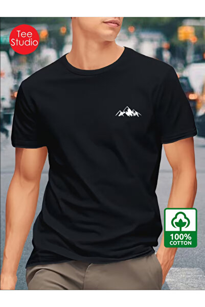 NOURAM Mountain Men'S Short Sleeve Print T-Shirt