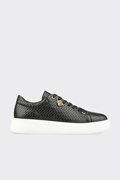 Elle Shoes Siyah Deri Erkek Spor Ayakkabı