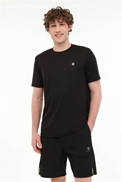 lumberjack Mb Ct100 Pes C T-Sh 6Fx Black Men's T-Shirt A102064367