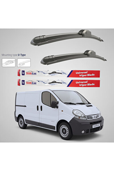 TEAMCAR Nissan Primastar X83 Van L1H1 (2001–2006) Επίπεδες Υαλοκαθαριστήρες |...