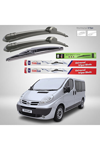 TEAMCAR Nissan Primastar X83 Autobuz L1H1 (2006–2014) Lame ștergătoare plate ...