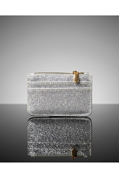 Zealous Πολυτελής λαμπερή θήκη καρτών με φερμουάρ