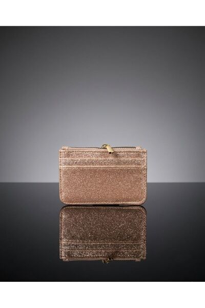 Zealous Πολυτελής λαμπερή θήκη καρτών με φερμουάρ