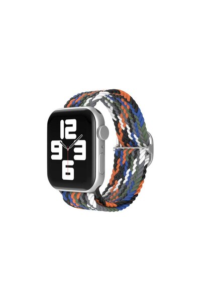 Generic Brand Watch 22mm Strap - Grey-Orange