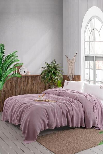 Çeyiz Diyarı Σετ Πικέ Διπλό 4 Τεμαχίων Missera Ροζ