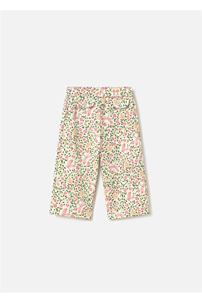 MAYORAL Kız Bebek Çiçekli Pantolon Pembe 1509
