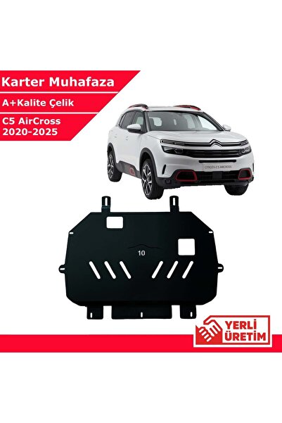 3 Tıkla Citroen C5 Aircross 2020-2025 Çelik Karter Muhafaza Çelik Koruma Sacı...