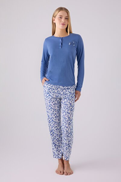 Arnetta 3069 Long Sleeve Women's Oversized Pajama Set