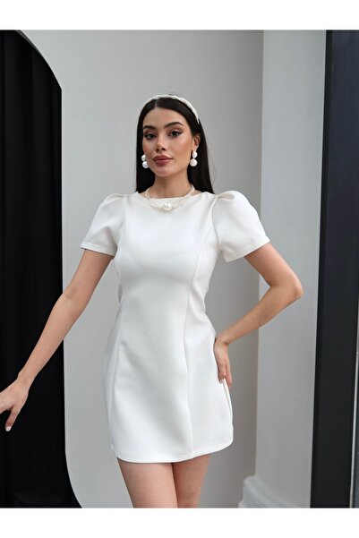 ESRAHELVACI Μίνι φόρεμα με μανίκια καρπούζι