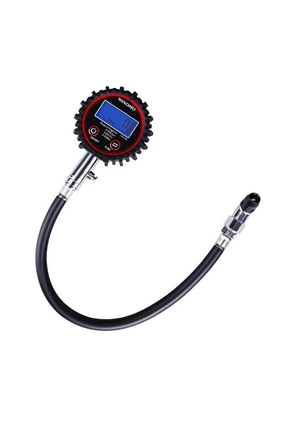 EasyLife Digital Tire Pressure Gauge with Hose High Accuracy PSI Meter Flexib...