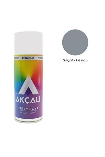 Akçalı Tampon Sprey Boya 400 ml/ Gri 306-Ral 7001