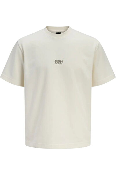 Jack & Jones JACK &JONES Μπλουζάκι με στάμπα στην πλάτη Breeze - 12291019-Γλυ...