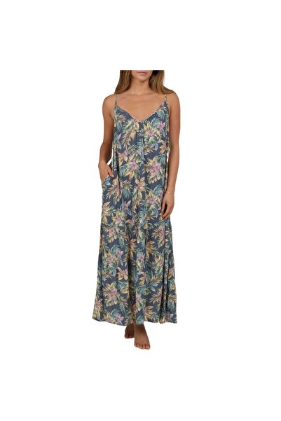 Salty Crew Μπάχα Μάξι Φόρεμα Μπλουστόουν Λ