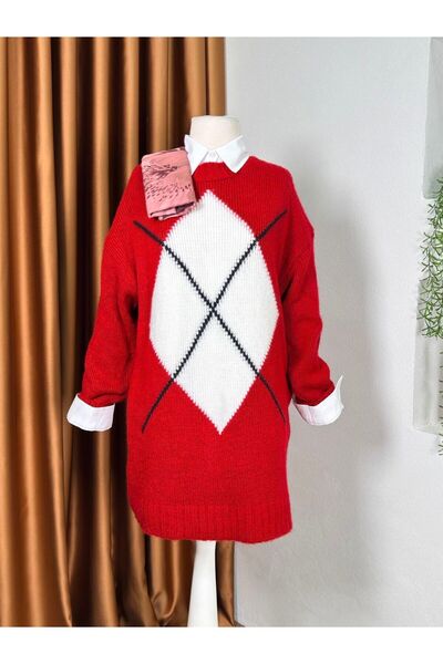 Yeka Geometric Pattern Knitwear Sweater