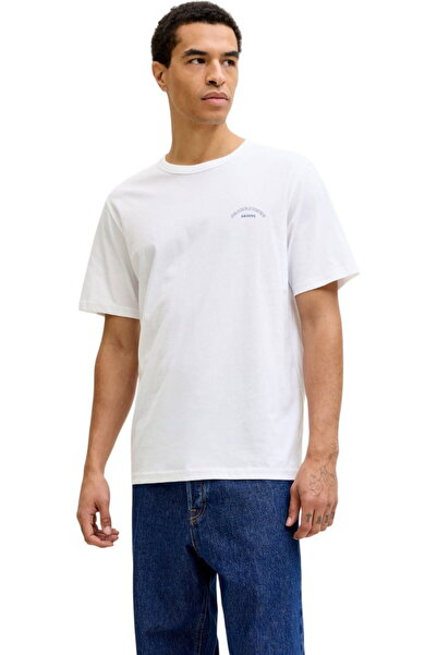 Jack & Jones JACK &JONES Κολεγιακό Λογότυπο Μπλουζάκι με Στρογγυλή Λαιμόκοψη ...