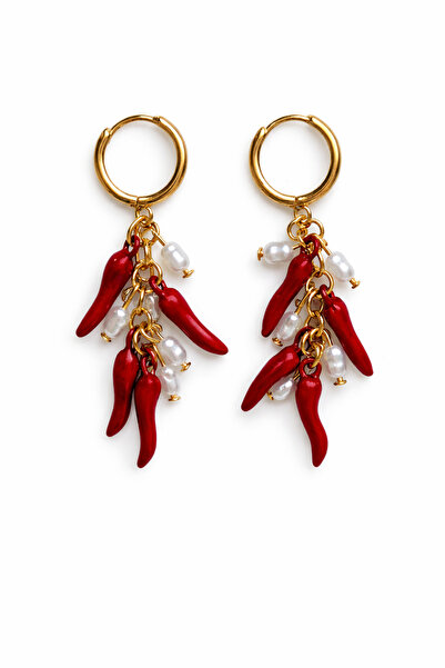 Venus Design Çelik Biber Charm Küpe