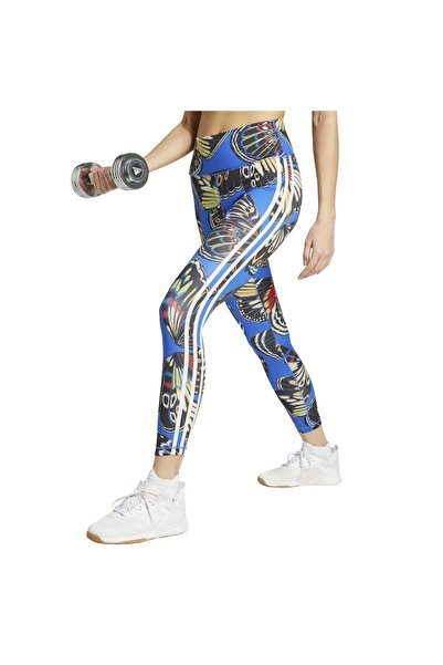 Adidas Sportswear ADIDAS X FARM W LEGGINGS ΜΑΥΡΟ/ΓΑΛΑΚΤΙΚΟ ΜΠΛΕ/ΚΟΚΚΙΝΟ Μ