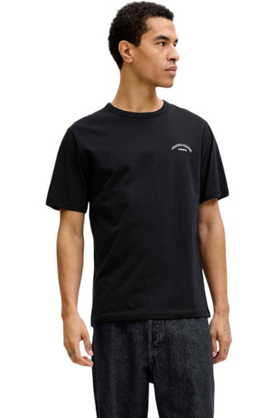 Jack & Jones JACK &JONES Κολεγιακό Λογότυπο Μπλουζάκι με Στρογγυλή Λαιμόκοψη ...