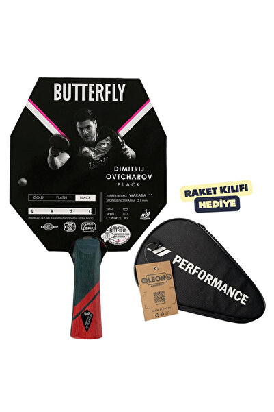 BUTTERFLY Dimitrij Ovtcharov Black Masa Tenisi Raketi ITTF Onaylı - Raket Kıl...