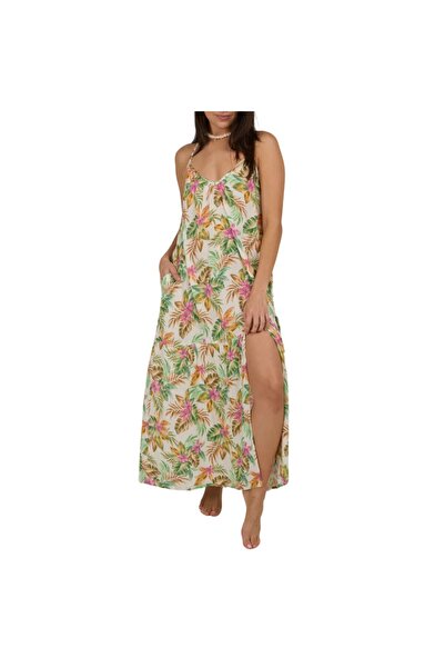 Salty Crew Μπάχα Μάξι Φόρεμα Κρεμ XL