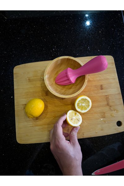 Print Zone Practical Handheld Lemon and Fruit Squeezer - Ergonomic Design Drawer-Insert Apparatus