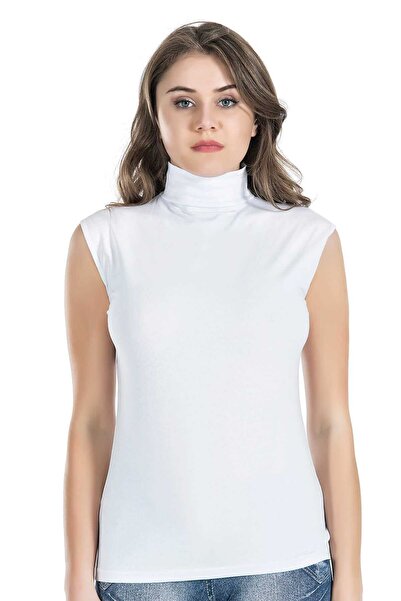 Derya Kurşun Zero Sleeve Turtleneck Women's Undershirt 223