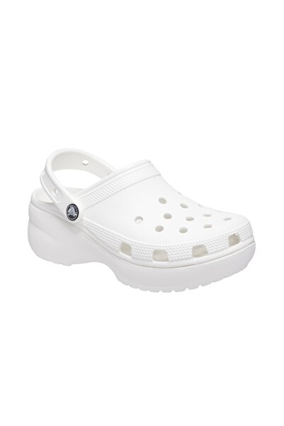 Crocs Κλασικά Τσόκαρα Πλατφόρμας Λευκά 38-39