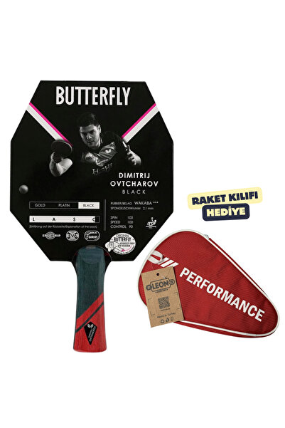 BUTTERFLY Dimitrij Ovtcharov Black Masa Tenisi Raketi ITTF Onaylı - Raket Kıl...