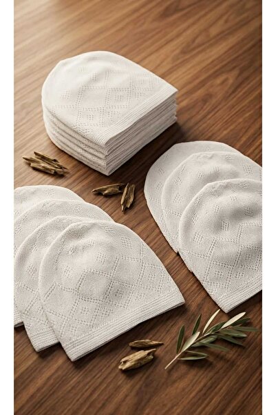 Blue Home Namaz Takkesi BEYAZ 12li PAKET