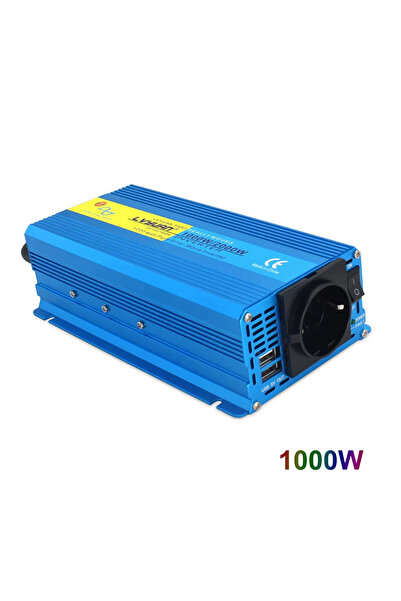 Lvyuan 1000W / 2000W24V DC - 230V AC Saf Sinüs Dalga İnvertörü (F-1000P)