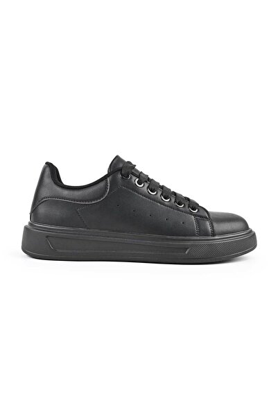 Tmall Pantofi sport bărbați, din piele, B4074, NEGRU
