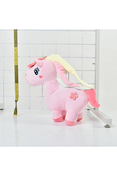Rally Pink Color Unicorn Doll with Long Hair