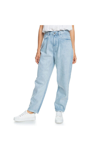 Roxy OPPOSITE WAY HIGH MOM JEANS ΞΑΝΘΩΜΕΝΟ ΜΠΛΕ 27