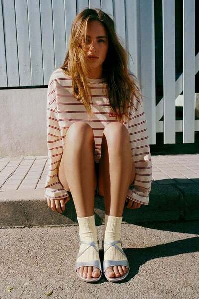 COTENCONCEPT Γυναικείες κάλτσες χωρίς δάχτυλα με κορδόνια