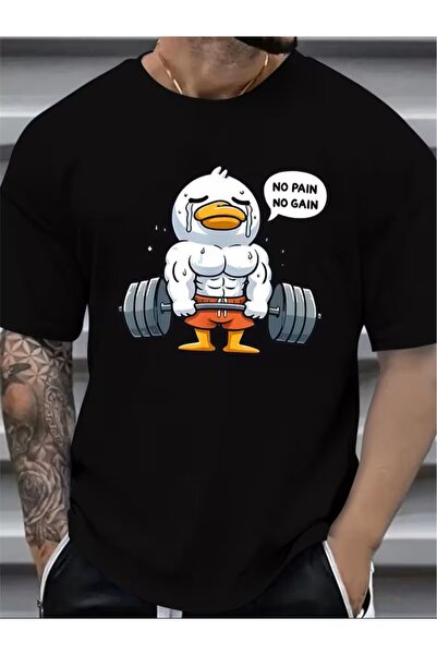 H&GHAMLEGİYİM Μπλουζάκι με στάμπα. Κοντομάνικο καλοκαιρινό & ανοιξιάτικο casu...