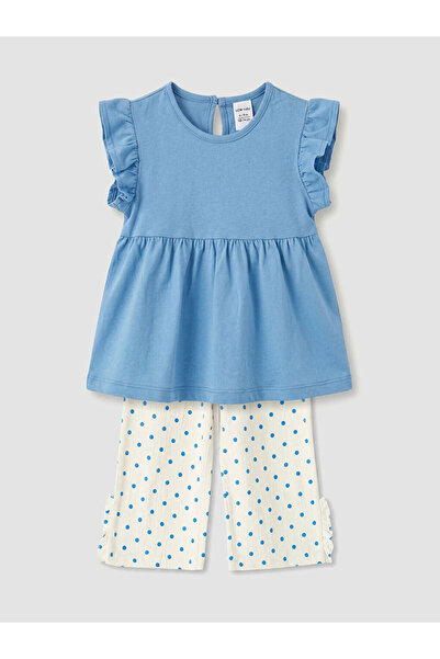 LC Waikiki Lcw Babymavi Polka Dot Baby Girl Set
