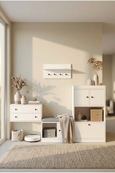 nettrends.net the new trend of shopping Modern Antre Dolabı & Ayakkabılık Set...