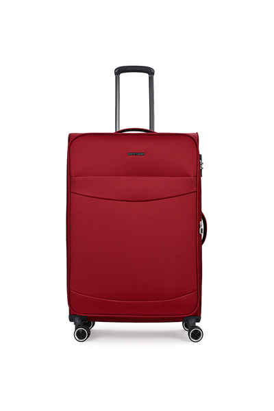 Oversized Fabric Suitcase Ultra Light Silent 8 Wheels Wide Volume 04PC6005