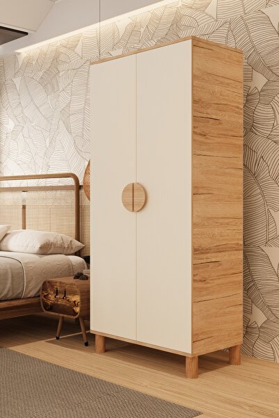 Metalia GM 1002 2 KAPAKLI AYAKLI BOHEM GARDIROP