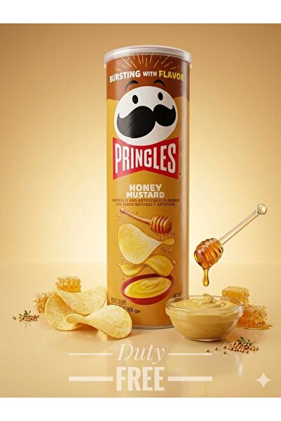 hijazigroup Pringles Honey Mustard Potato Crisps 158 Gr