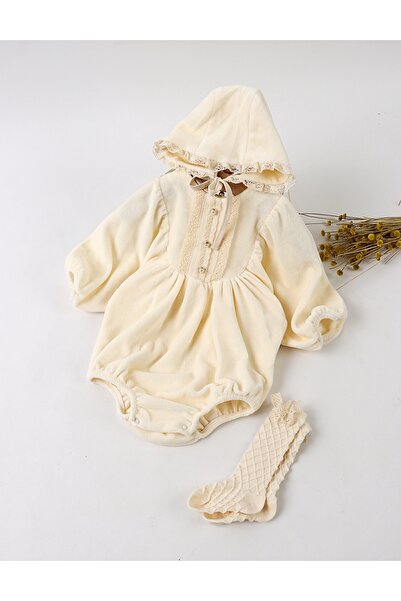 MiniKids Κομψό βελούδινο σετ πολυτελείας, Ζοζέφιν, κρεμ