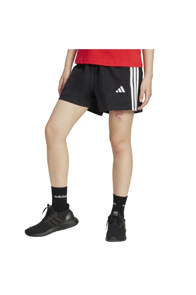 Adidas Sportswear ADIDAS ESSENTIALS ΣΟΡΤΣ ΜΕ 3 ΡΙΓΕΣ ΜΑΥΡΟ/ΛΕΥΚΟ XL