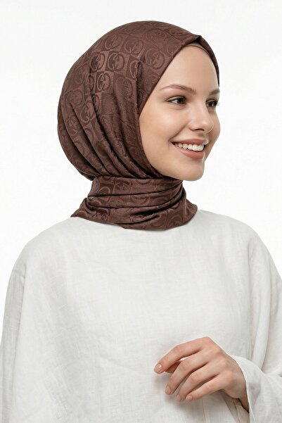 InStyle Βαμβακερό σάλι ζακάρ με σχέδιο G