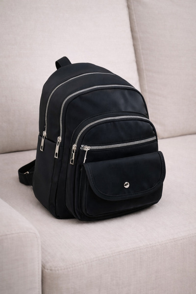 MILANOFOX Γυναικείο υφασμάτινο σακίδιο πλάτης μεσαίου μεγέθους με πολλαπλές θ...