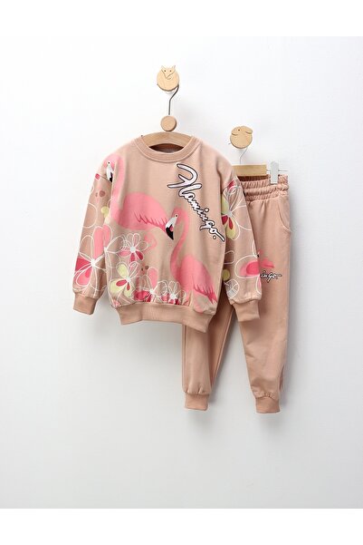 MiniKids Στολή φλαμίνγκο, μπεζ-ροζ