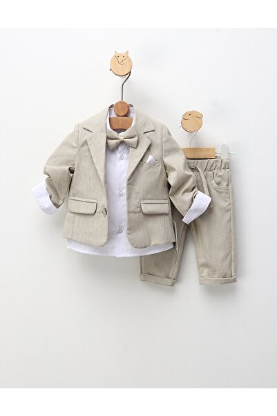 MiniKids Κομψό κοστούμι Μάξιμιαν, κρεμ